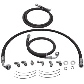 Ux2vpt Bfo 1/2 Inch 5500 Psi Transmission Cooler Line Hose For Gmc Duramax 6.6l Adapters