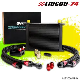 Big221413 Big-wheel Fit For Universal 30 Row Transmis Sion Engine Oil Cooler Black Filter Adapter