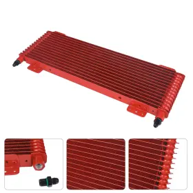 47391 Blitech Max 40 000 40k Gvw Transmission Performance Oil Cooler Red Heavy Duty