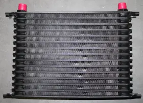 12290261 Blueprint Engines Blem - 15 Row Stacked Plate Hd Transmission Cooler With 8an Fittings By