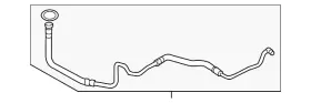 17-22-7-590-614 Bmw Genuine 2010-2019 - Engine Oil Cooler Line