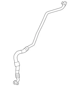 17-22-8-848-388 Bmw Genuine 2021-2024 - Engine Oil Cooler Line