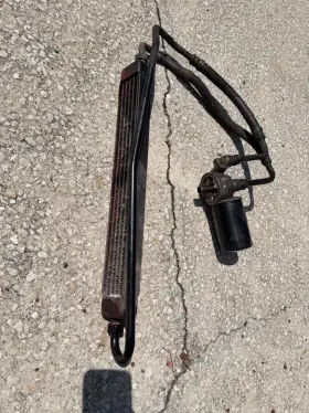 1719179 Bmw Oem E30 M20 Oil Cooler With Adapter Used