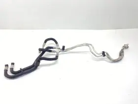 17217850110 Bmw 15-19 F85 F86 X5m X6m S63 Transmission Oil Cooler Flow Return Pipe Lines Oem