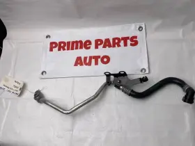 17227585699 Bmw 12-16 640i Transmission Oil Cooler Line Pipe Inlet Outlet Assembly Oem