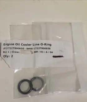 17227800958 Bmw Engine Oil Cooler Line O-ring 2-pack
