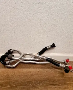 7592402 Bmw 10-17 Gt Automatic Transmission Oil Cooler Heat Exchange Pipe Lines