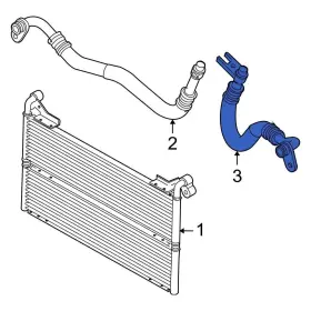 17227560980 Bmw Oe For 535i 2008-2010 Engine Oil Cooler Line