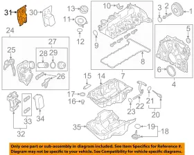 11428516396 Bmw Oem 14-18 328d Xdrive X3 Engine Parts-cooler Gasket