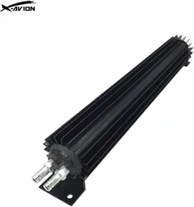 5627 Branded 618087032205 Universal Dual Pass Aluminum Heat Sink Cooler Finned 12 Inch Black