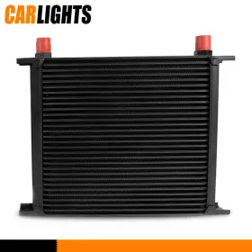 C-02egk0005abk Carlights Fit For Universal 30 Row An10 Aluminum Engine Transmission Oil Cooler Usa Black