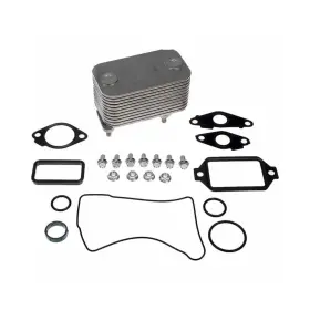 Alx-pau-rb-918-400-clb5 Carlights360 For Chevy C5500/c4500 Kodiak 2004-2009 Engine Oil Cooler Aluminum Cable Silver