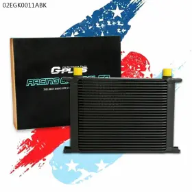 Gpl30274 Cheda 28 Row Universal Transmission Full Aluminum Engine Oil Cooler Black -an-10-new