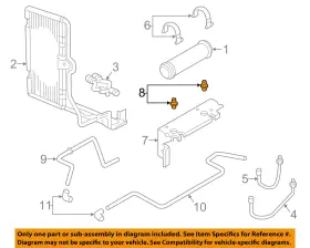 118752 Chrysler Oem 94-99 Ram 2500 Cooling Trans Oil Cooler-bracket Connector