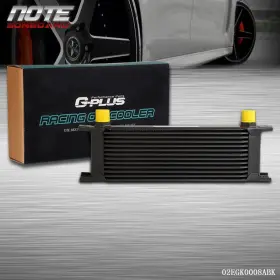 Cnnell0912-373 Cnnell Universal 13 Row An-10an Aluminum Engine Transmission Oil Cooler Black