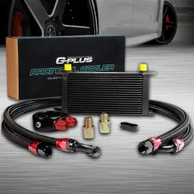 Cnnella05022053 Cnnella-69 Fits Universal Transmission Oil Cooler With Filter Adaptor 19 Row An10 Engine