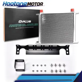 Big20260212-51 Crossdesign 30row Universal An10 Aluminum Racing Engine Transmis Sion Oil Cooler With Bracket