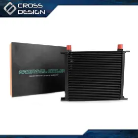 Ht-02egk0005abk Crossdesign Fit For Universal 30 Row An10 Aluminum Engine Transmission Oil Cooler Black Usa