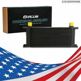 Ht-02egk0009abk Crossdesign Fit For 16 Row An10 All Aluminum Racing Transmission Engine Oil Cooler Black