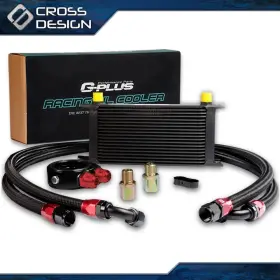 Ht-02egz0006cbk Crossdesign 19 Row An10 Engine Fit For Universal Transmission Oil Cooler With Filter Adaptor