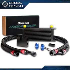 Ht-02egz1103dbk Crossdesign 16 Row An10 Engine Oil Cooler Fit For Bmw N54 Twin Turbo 135 E82 335 E90 E92 E93