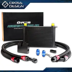 Ht-02egz1103ebk Crossdesign Oil Cooler Kit Fit For Bmw N54 Twin Turbo 135 E82 335 E90 E92 E93 25 Row An10