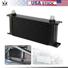01egb005abk Csks 16 Row An10 Engine Transmission Aluminum 248mm 7/8-14 Unf Oil Cooler Mocal Style