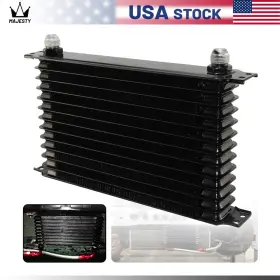 01egb013abk Csks Universal 13 Row An10 Engine Transmission Aluminum Oil Cooler 262mm 7/8-14 Unf