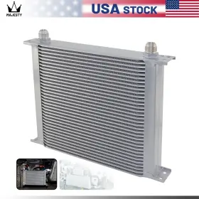 01egb014asl Csks 34 Row An10 Universal Aluminum Engine Transmission 248mm 7/8-14 Unf Oil Cooler