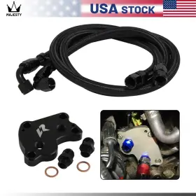 01egc004cbk Csks Oil Filter Sandwich Adapter And 1.4m/1.6m Hoses For Bmw Mini Cooper S R53 R52 R50