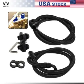 01egc009cbk Csks Oil Filter Sandwich Adapter And 2pcs Hoses For Bmw E36 E46 M3 E90 E92 E93 335i