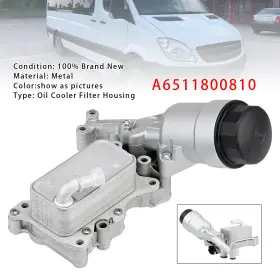 2370017 Darupsun Engines Oil Cooler Filter Housing For Mercedes Sprinter Vito Om651
