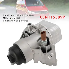03n115389p Darupsun 3n115389p Oil Filter Housing Cooler For Vw Multivan Vi Transporter T6