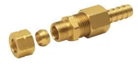 13032 Derale 3/8 Inch Cooler Line To Npt Hose Barb Universal Transmission Fitting