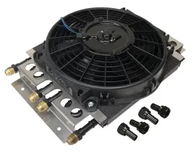 15220 Derale 4 And Pass Dual Circuit Electra-cool Remote Cooler -8an