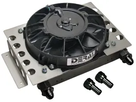 15850 Derale 13 Row Atomic-cool Remote Plate And Fin Replacement Oil Cooler -8an