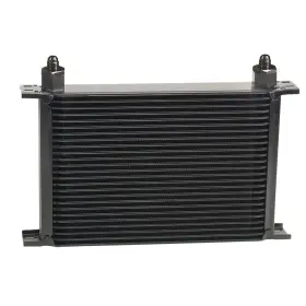 52586 Derale Stack Plate Cooler 25 Row -6an 90 Degree Swivel