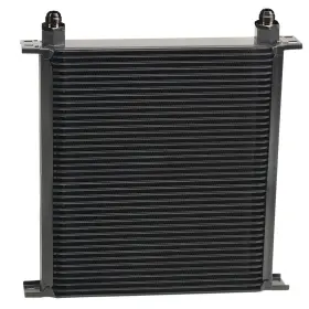 54088 Derale Stack Plate Cooler 40 Row -8an 90 Degree Swivel