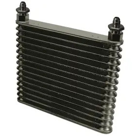 13751 Derale Cooling Products Black Aluminum 15 Row Atomic Cool Plate And Fin Replacement Remote Cooler