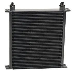 54008 Derale Cooling Products Stacked Plate Fluid Cooler 13.75 Inch H X 13 W -8 An Inlet/outlet