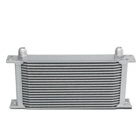 Dpt-oc19rsl Dpt Motorsports 19 Row Engine/transmission Racing 10-an Silver Aluminum Powder Coated Oil Cooler