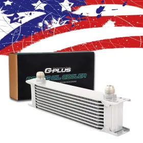 Dsa218334 Ds-auto-parts 10row An -10an Universal Engine Aluminum Transmission Oil Cooler Silver Radiator