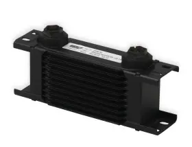 210erl Earls Ultrapro Oil Cooler - Black 10 Rows Narrow O-ring