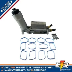 Eq-ocld220b Enginequest 11-13 Jeep Dodge Chrysler 3.6l V6 Engine Oil Cooler Filter Housing Mopar New