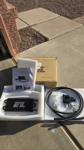 244003 Etl Performance Transmission Oil Cooler For Fit 2016-2021 Honda Civic 1.5t Cvt 244003 Etl Performance Transmission Oil Cooler For Fit 2016-2021 Honda Civic 1.5t Cvt