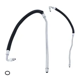 18079809 Evan-fischer Set Of 2 Oil Cooler Lines For Chevy Suburban Gmc K1500 Truck K2500 K3500 Pair