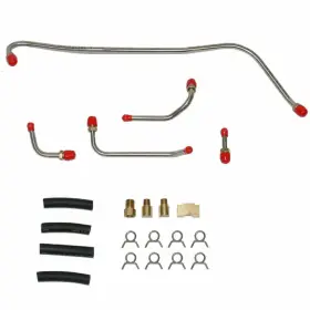 426cid-rpc6401ss Fine Lines Rpc6401ss Pump To Carb Carter 3705 Dual 4bbl Fits 63-64 Mopar B-body 413/426cid-rpc6401ss