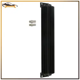Firc4354840ss Firchassis 15 Inch Dual Pass Transmission Trans Cooler Black With 1/4 Npt Fitting Aluminum