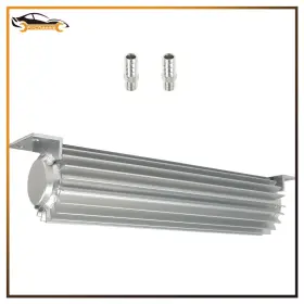 Firchassis Firc4354980ss For Hot Rod Cars Universal 12 Inch Dual Pass Aluminum Finned Transmission Oil Cooler