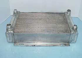 Db-30616 Fluidyne Db30616/m2 Oil Cooler Db-30616/m2 And -12 An Male Fittings 14-3/4 Inch X 9-1/4 3